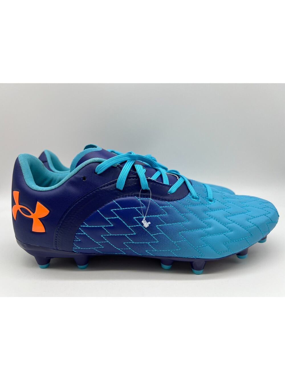 Under Armour Magnetico Select 2.0 FG Blue Soccer Cleats 3025642-400 Mens Size 10